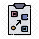 Clipboard Analysis Strategy Icon
