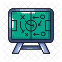 Strategy Football Soccer Icon