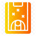 Strategy Clipboard Court Icon