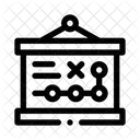 Strategy Board Tactics Planning Icon