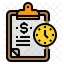 Clipboard Event Time Icon