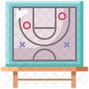 Big Board Strategy Basketball Icon