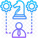 Strategy Management Leader Icon