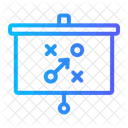 Strategy Planning Business Plan Icon