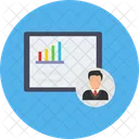 Business Graph Graph Analysis Icon