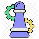 Strategy Management Knight Chess Piece Icon
