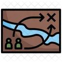 Strategy Map  Icon