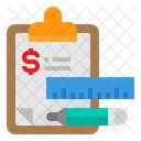 Clipboard Tool Strationery Icon