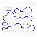 Stratus clouds  Icon