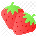 Strawberries Strawberry Food Icon