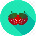 Strawberries Fruit Sweet Icon