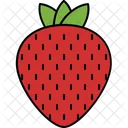 Strawberries Fruit Healthy Icon