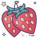 Strawberries Berries Fruit Icon
