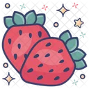 Strawberries Fruit Healthy Food Icône