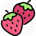 Strawberries Diet Garden Icon