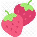 Strawberries Diet Garden Icon