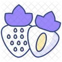 Strawberries Fruit Food Icon