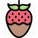 Strawberries In Chocolate  Icon