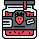 Strawberries Jam  Icon