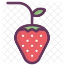 Strawberries Romantic Gift Icon