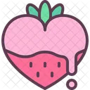 Strawberry Valentines Day Romantic Icon