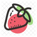 Strawberry Dessert Food Icon