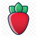 Fruit Healthy Strawberry Icon