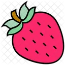 Summer Strawberry Fruit Icon