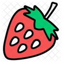 Strawberry Fruit Nutritious Icon