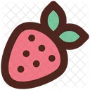 Strawberry Fruit Organic Icon
