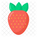 Fruit Strawberry Edible Icon