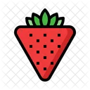 Strawberry Fruit Vegan Icon