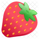 Healthy Food Fruit Strawberry Icon