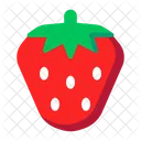 Strawberry Sweet Dessert Icon