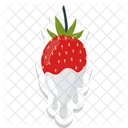 Strawberry Splash Cream Icon