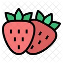 Strawberry Fruit Healthy Icon