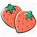 Fresh Fruit Fresh Strawberry Fruit Icon