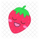 Strawberry Happy Berry Icon