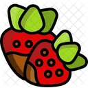 Strawberry Sweet Dessert Icon