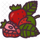 Strawberry Fruit Vegan Icon