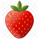 Strawberry Fruit Fresh Icon