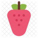 Strawberry Fruit Plant Icon