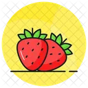 Strawberry Healthy Organic Icon