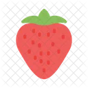 Strawberry Red Fruit Icon