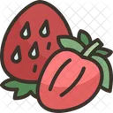 Strawberry Fruit Dessert Icon