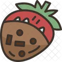 Strawberry Chocolate Dipped Icon