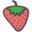 Strawberry Fruit Healthy Icon