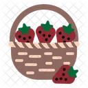 Strawberry Basket Strawberry Basket Icon