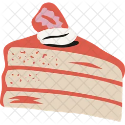 Strawberry cake  Icon