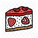 Strawberry cake  Icône
